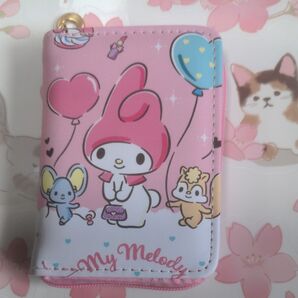 マイメロディ ミニウォレット ピンク 未使用。