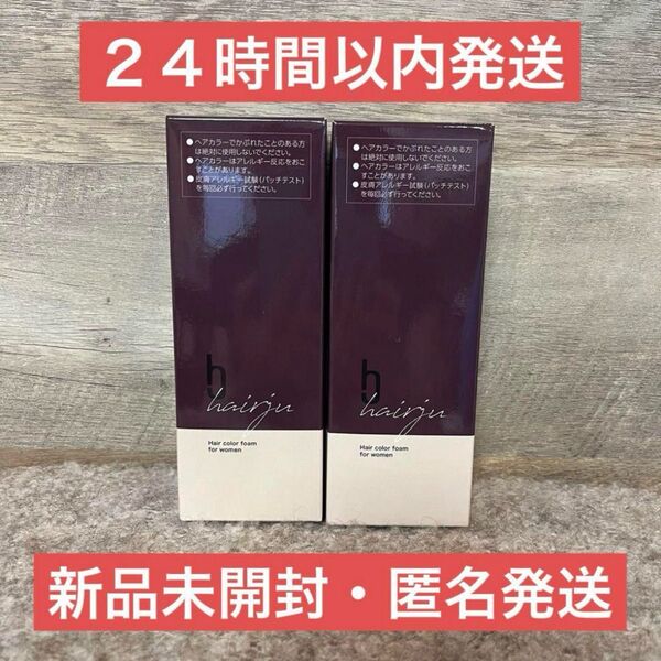 【即日発送】2本 ダークブラウン ヘアージュ 白髪染め 80g 茶 ヘアカラー