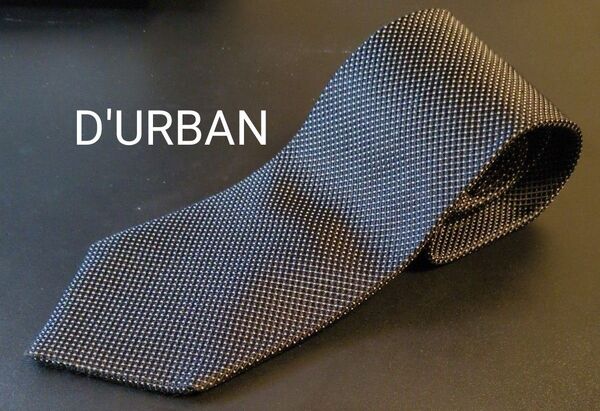 ネクタイ DURBAN ドット柄 ブラック