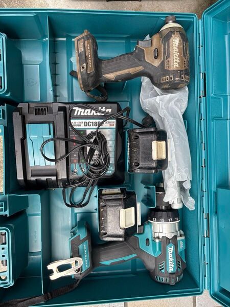マキタ18v 振動ドリル td170 インパクトドライバー hp486 フルセット