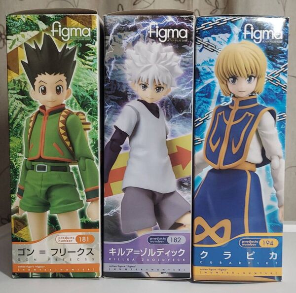 HUNTER×HUNTER Figma フィギュア ゴン キルア クラピカ セット