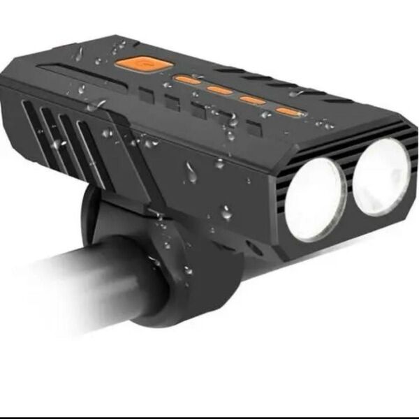 自転車ライト LED ライト 3000mAh大容量 1200ルーメン LEDヘッドライト USB充電式 PSE認証済