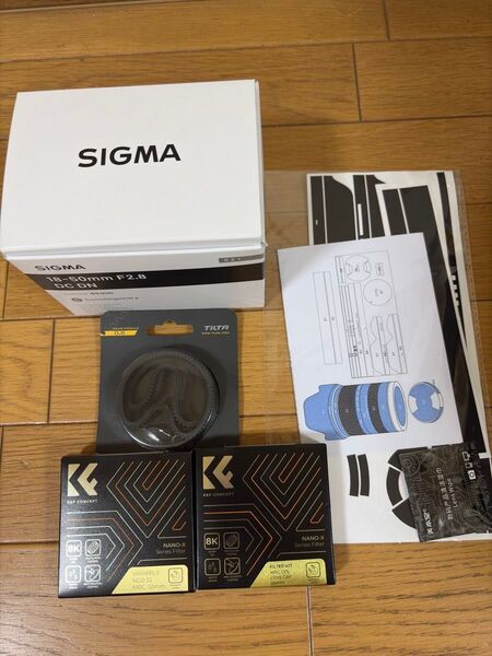 SIGMA シグマ18-50mm F2.8 DC DN Contemporary SONY Eマウント レンズキット 通電2回