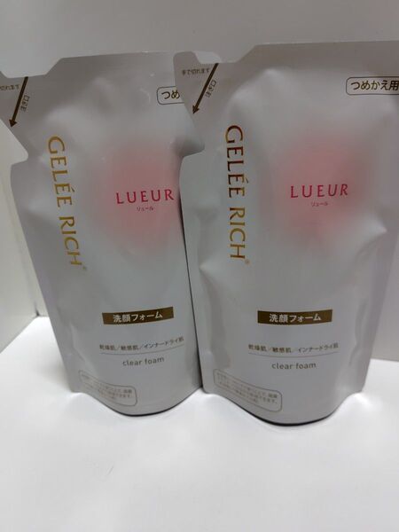全薬工業 ジュレリッチ リュール クリアフォーム つめかえ用 140ml 2個セット