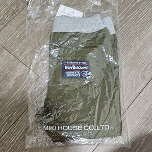 【新品未使用】MIKI HOUSE HOT BISCUITS 長ズボン カーキ【90サイズ】