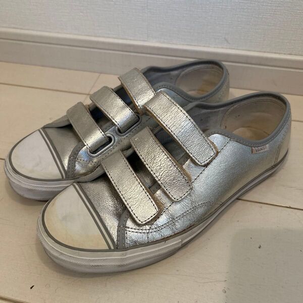 VANS スニーカー シルバー マジックテープ US 10