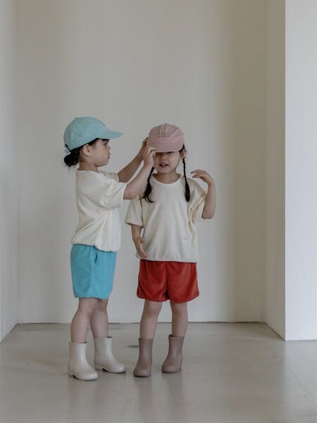 韓国子供服 oatmeal セットアップ 子供 男女兼用