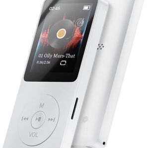 【LCD液晶画面&HIFI音質】MP3プレーヤー Bluetooth5.1 白