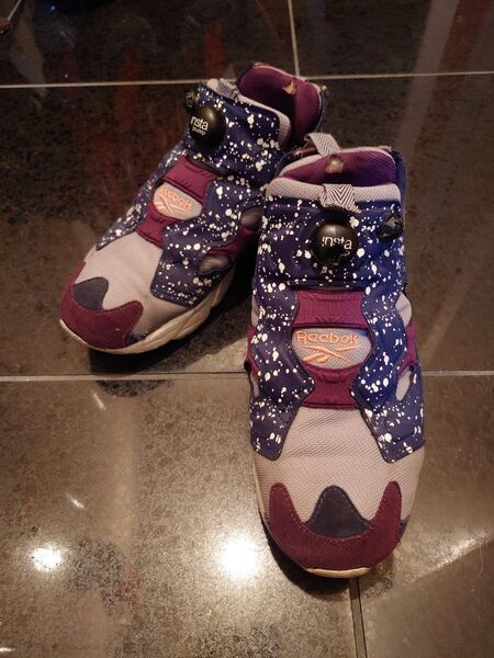 リーボック Reebok instapumpFury ポンプフューリー 25.5cm パープルインスタポンプフューリー
