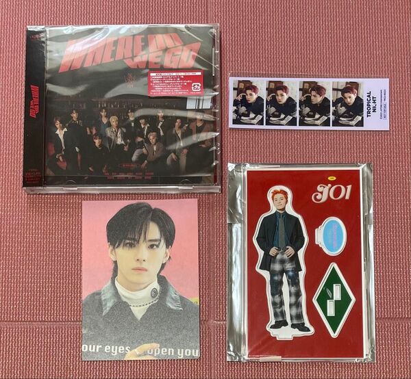 JO1 109 POP UP 川西拓実 アクスタ 4cut photo ポストカード CD付