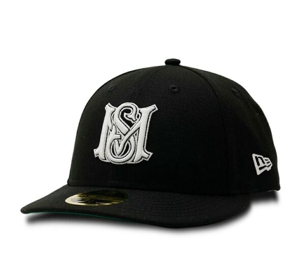 MFC STORE キャップ ニューエラ 5周年 限定 刺繍 ブラック LP NEWERA 59FIFTY 帽子 ロープロファイル