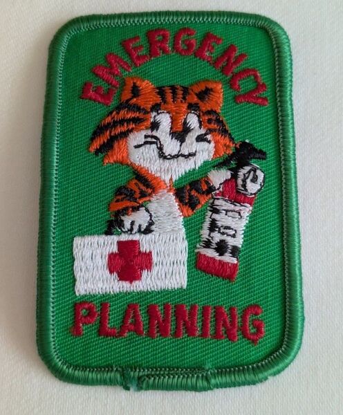 EMERGENCY PLANNING BSA タイガー カブ パッチ ワッペン 90s ビンテージ アメリカ トラ カスタム