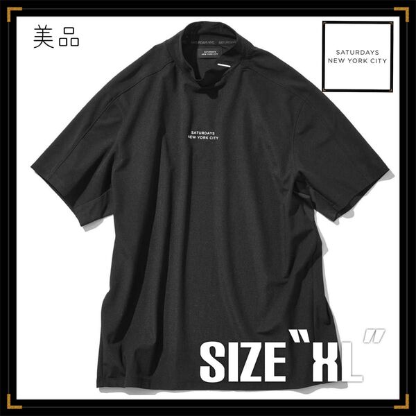 【Saturday NYC】Classic Mock Shirt S/S ドライ 吸汗速乾 モックネック GOLF 半袖