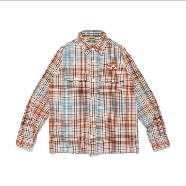 サイズXL HUMAN MADE CHECK SHIRT white ヒューマンメイド ネルシャツ 新品同様