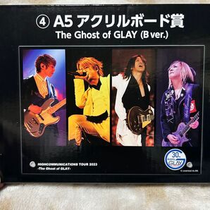 【未開封・美品】GLAY A5アクリルボード賞 The Ghost of GLAY (B ver.)