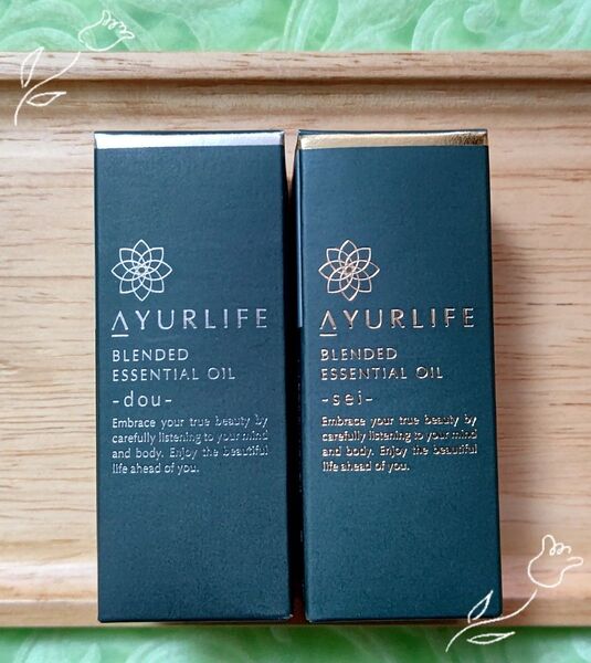 AYURLIFE ブレンドエッセンシャルオイル -dou & -sei 10ml