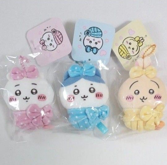 ちいかわ キュッ おくるみぷちミニマスコット 3種セット ちいかわ ハチワレ うさぎ