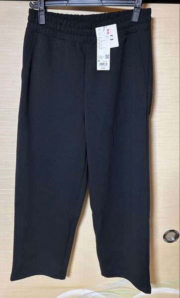 【新品未使用 タグ付き】UNIQLO C ユニクロ シー スウェットワイドパンツ Mサイズ ブラック