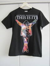 オフィシャル　コピーライト　2009年　美品　Michael　jackson　マイケル・ジャクソン　『THIS IS IT』Tシャツ　XS　キッズにも_画像1