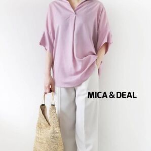 MICA&DEAL マイカアンドディール スキッパーブラウス