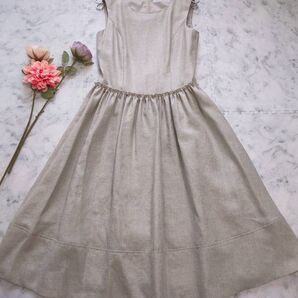 M-Premier BLACK フィットアンドフレア 上品ワンピース