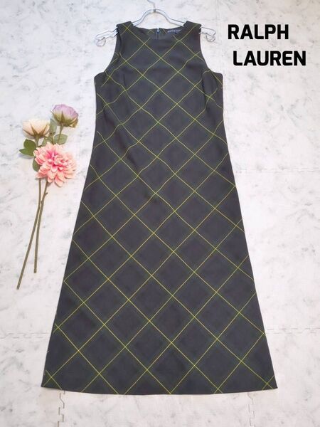 RALPH LAUREN ラルフローレン タータンチェック ワンピース