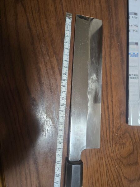 康之 白2鋼 本焼き薄刃 22.5cm 和包丁