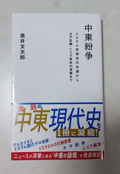 中東紛争 イスラム過激派の系譜からガザ危機・シリア革命の深層まで (星海社新書 336) 黒井文太郎/著