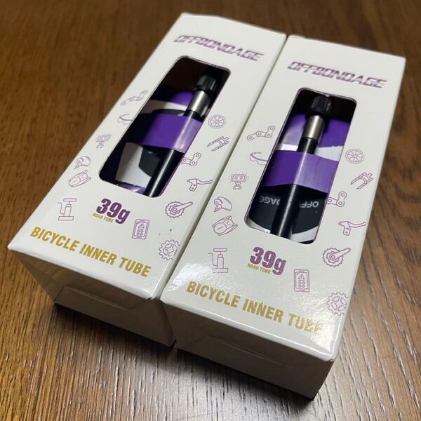 2本セット OFFBONDAGE 高耐久TPUチューブ 700×18-32C 65mmバルブ 39g cyclami magene