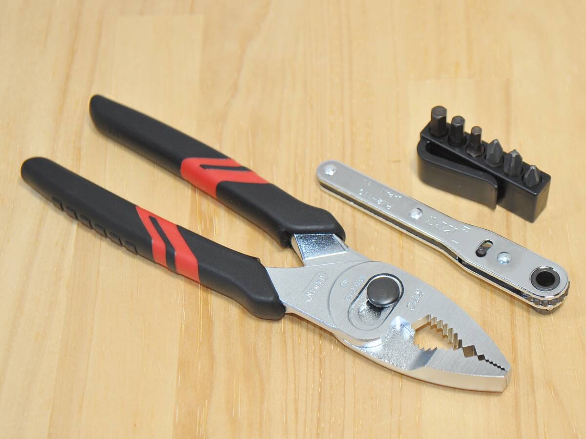 ★KTC コンビネーションプライヤ 板ラチェット差替えドライバセット◆PJ-20