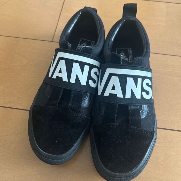 VANS バンズ スニーカー ローカット ブラック 24センチ