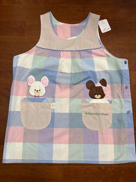 新品 保育士 エプロン ルルロロ 大きいサイズ