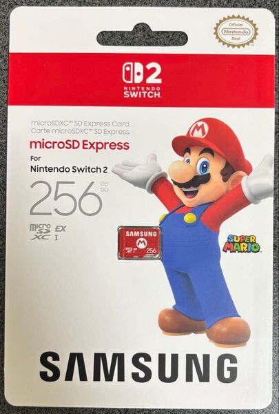 新品未開封 Samsung microSD Express Card 256GB for Nintendo Switch2