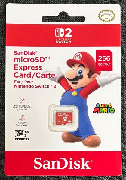 新品未開封 SanDisk microSD Express Card 256GB for Nintendo Switch2