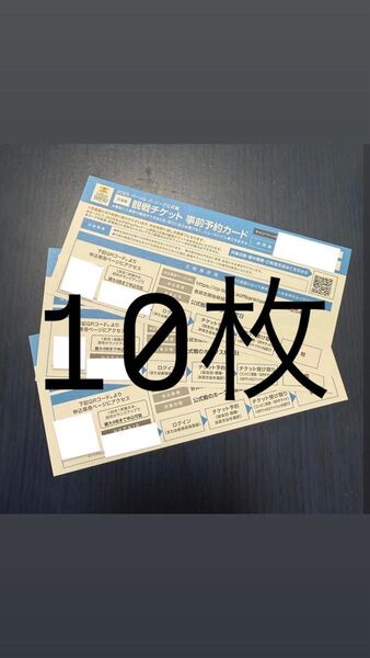 福岡ソフトバンクホークス事前予約カード10枚セット