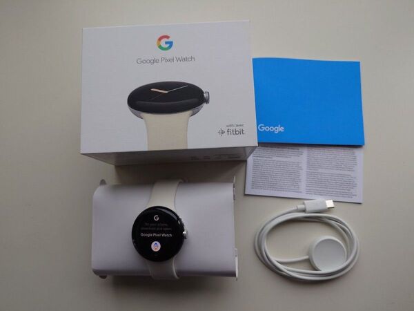 ◎美品◎Google Pixel Watch Silver GA03182TW Chalk アクティブ バンド