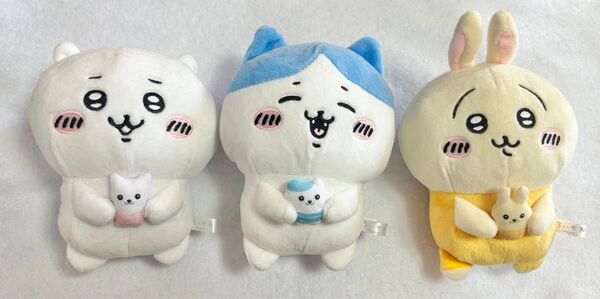 ちいかわ なんとかバニア ぬいぐるみちいかわ ハチワレ うさぎ3点セット アミューズ プライズ品