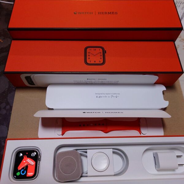 Apple Watch Series 5 40mm HERMES GPS+Cellular バッテリー良好 純正バンド付