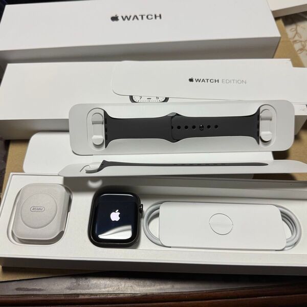 Apple Watch Series 7 45mm Edition GPS+Cellularモデル ブラック チタニウム 新品同様