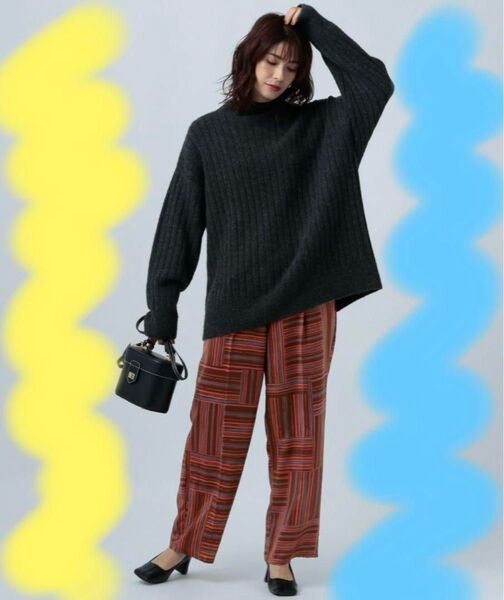美品★BAYFLOW★マルチカラー大人パンツ★定価7590円★Mサイズ★