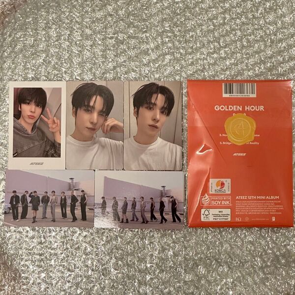 ATEEZ GOLDEN HOUR : Part.3 ユノ 封入 トレカ