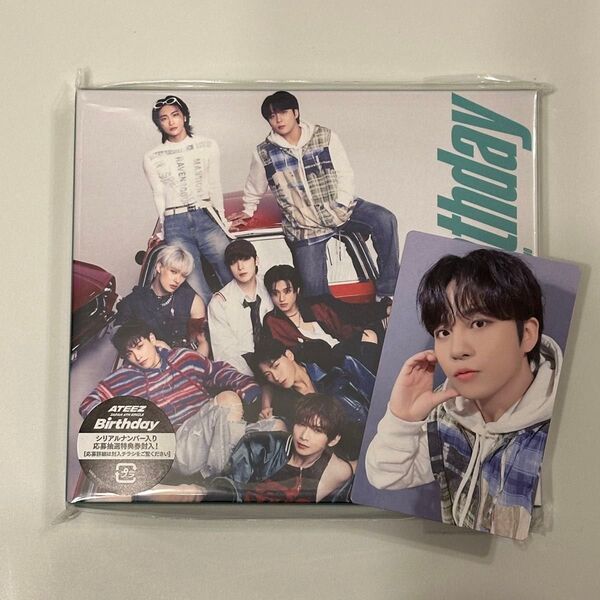 ATEEZ Birthday 初回限定盤B CD & ジョンホ トレカ
