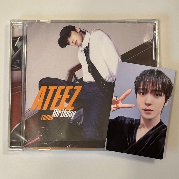 ATEEZ Birthday メンバーソロ盤 ユノ CD & トレカ ①
