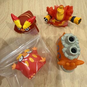 ポケモンキッズ 指人形 ソフビ ダルマッカ ヒヒダルマ バクーダ ブーバーン モンコレ ポケットモンスター 炎ポケモン