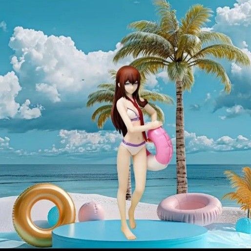シュタインズ・ゲート「牧瀬紅莉栖」水着ver.フィギュア(訳あり)