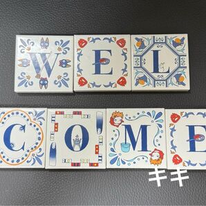 ジブリ アルファベットタイル WELCOME ウェルカム