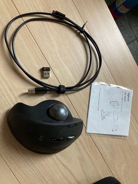 ロジクール mxergo トラックボール レシーバー usb ケーブル 説明書付き ジャンク