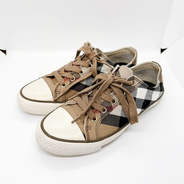 BURBERRY バーバリー ノバチェック柄スニーカー サイズ36