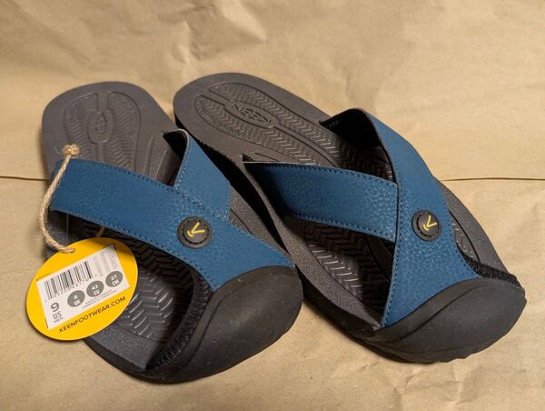 KEEN サンダル BARBADOS TG メンズ LEGION BLUE/ANTIQUE 27cm