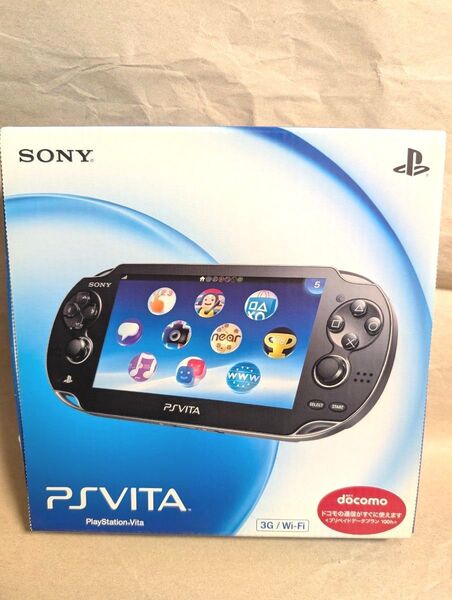 PlayStation Vita PCH-1000 AA01 3G/Wi-Fiモデル クリスタル・ブラック 初回限定版 新品未開封